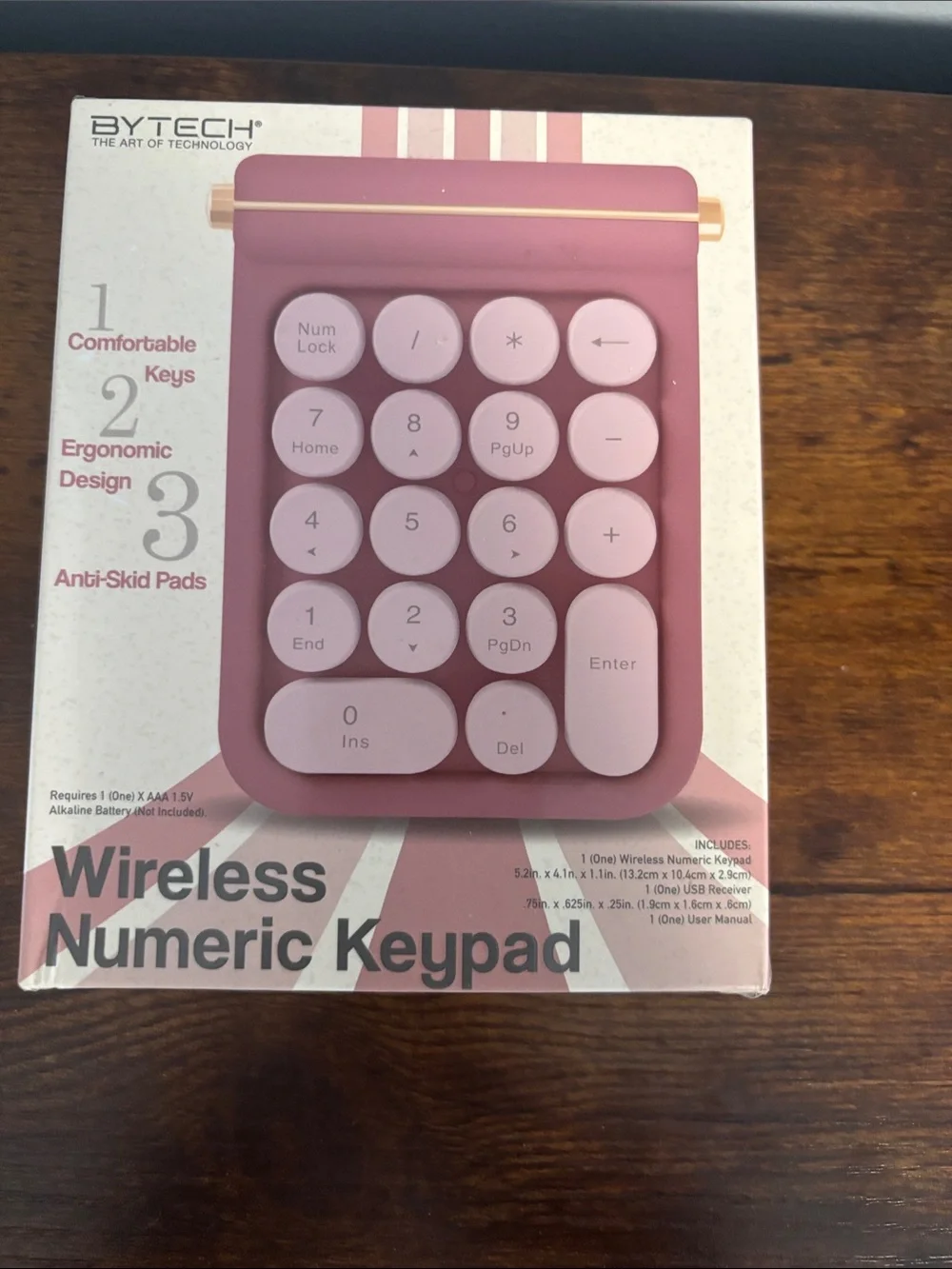 Wireless Numeric Keypad - Pink